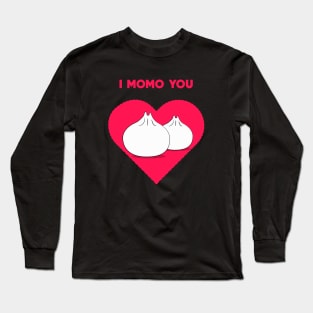 I MOMO YOU DUMPLING DESIGN Long Sleeve T-Shirt